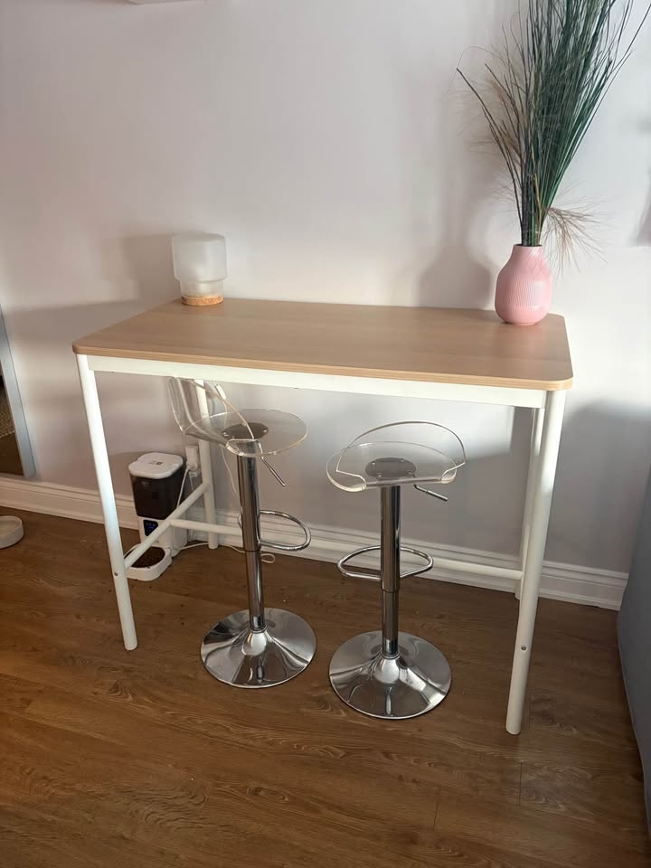 IKEA Bar Table / Desk – Light Wood Top - photo 2