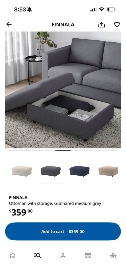 IKEA FINNALA Sectional Sofa Reversible - photo 2