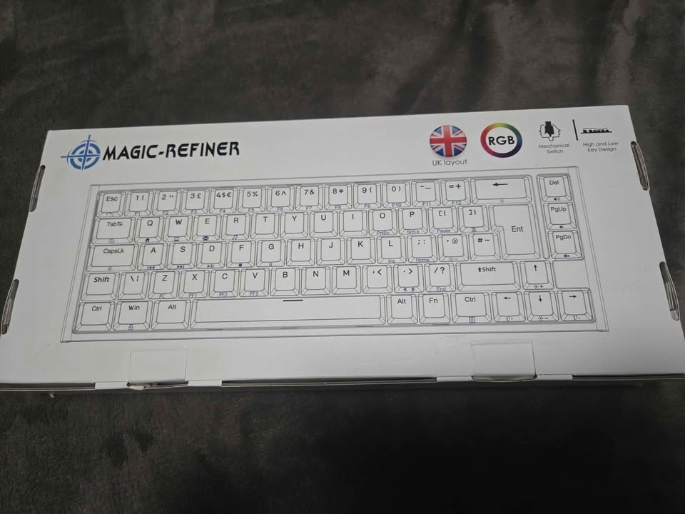 White RGB Mechanical Keyboard - photo 2
