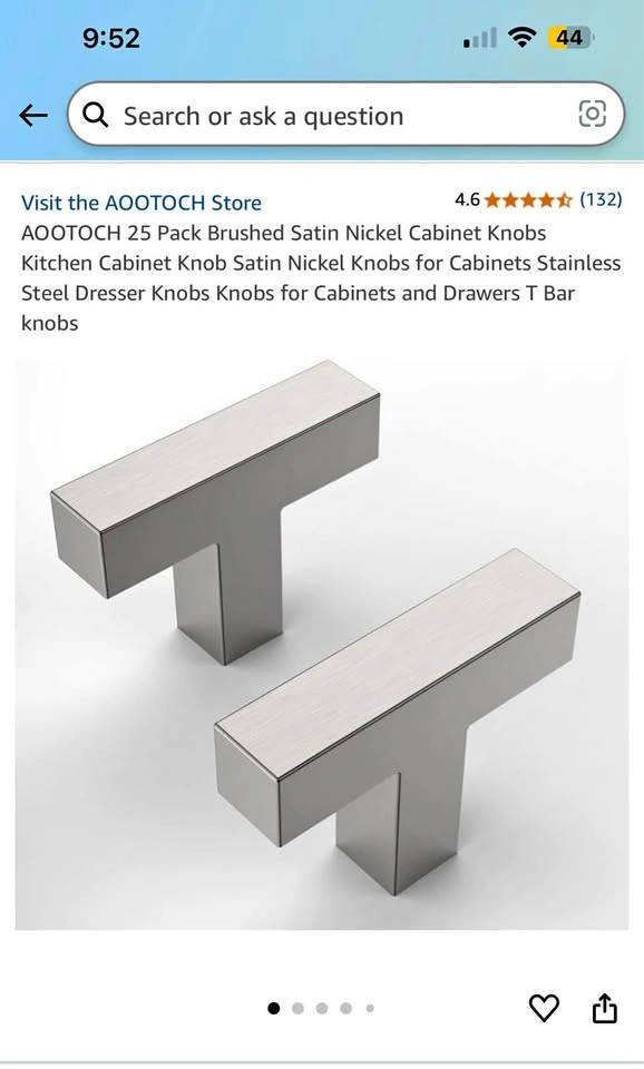 Brushed Nickel Door Knobs