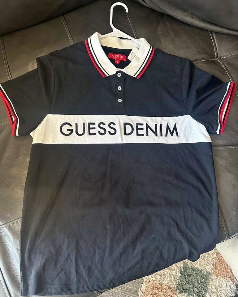 Guess Denim Polo Shirt