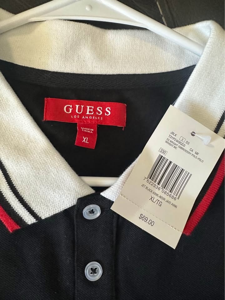 Guess Denim Polo Shirt - photo 2