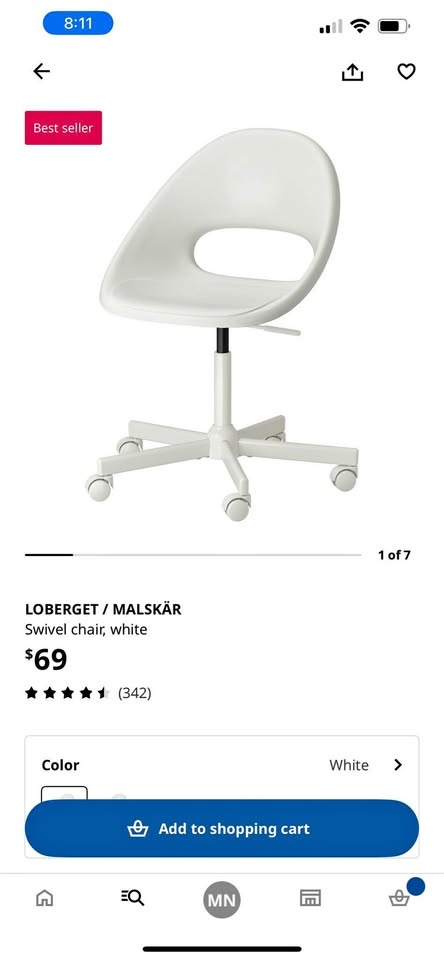 Ikea Loberget/Malskar Office Chair