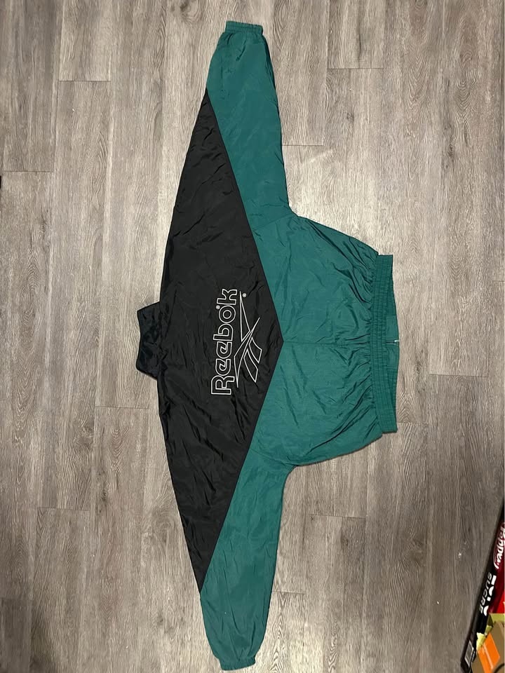Vintage 1990s Reebok Green Windbreaker - photo 3