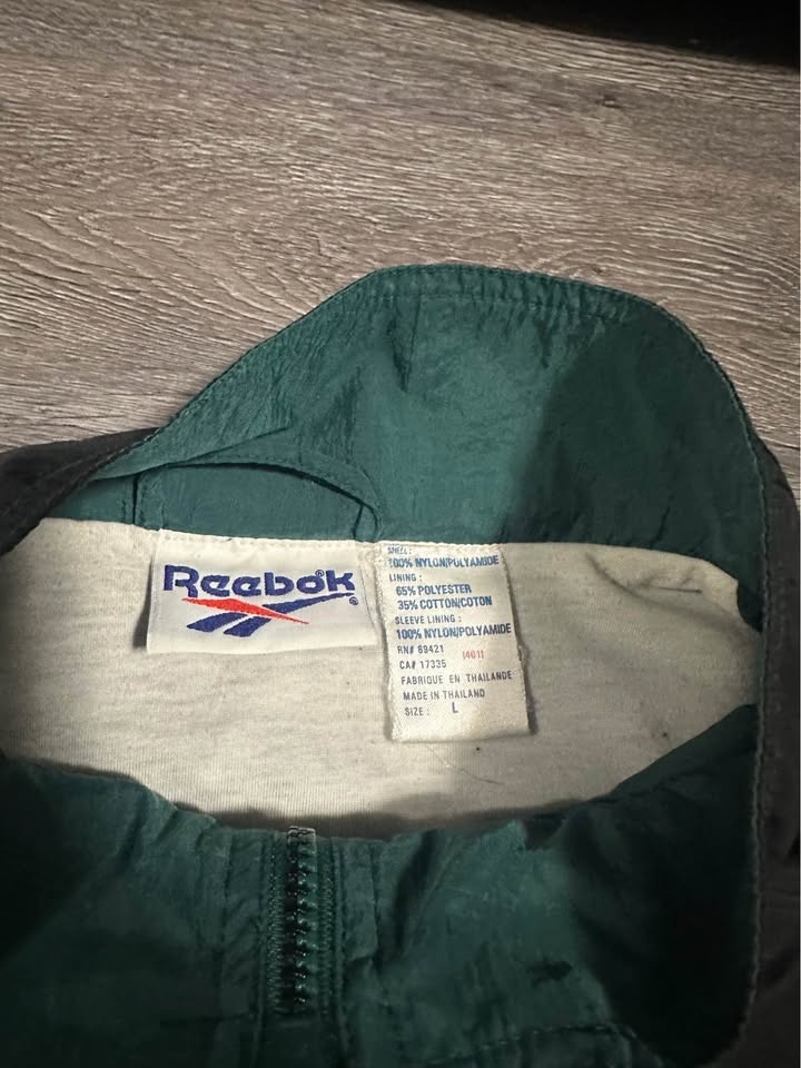 Vintage 1990s Reebok Green Windbreaker - photo 4