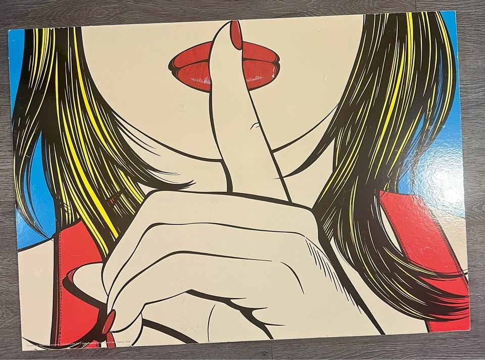 Vintage 1999 IKEA Sssshhh Pop Art