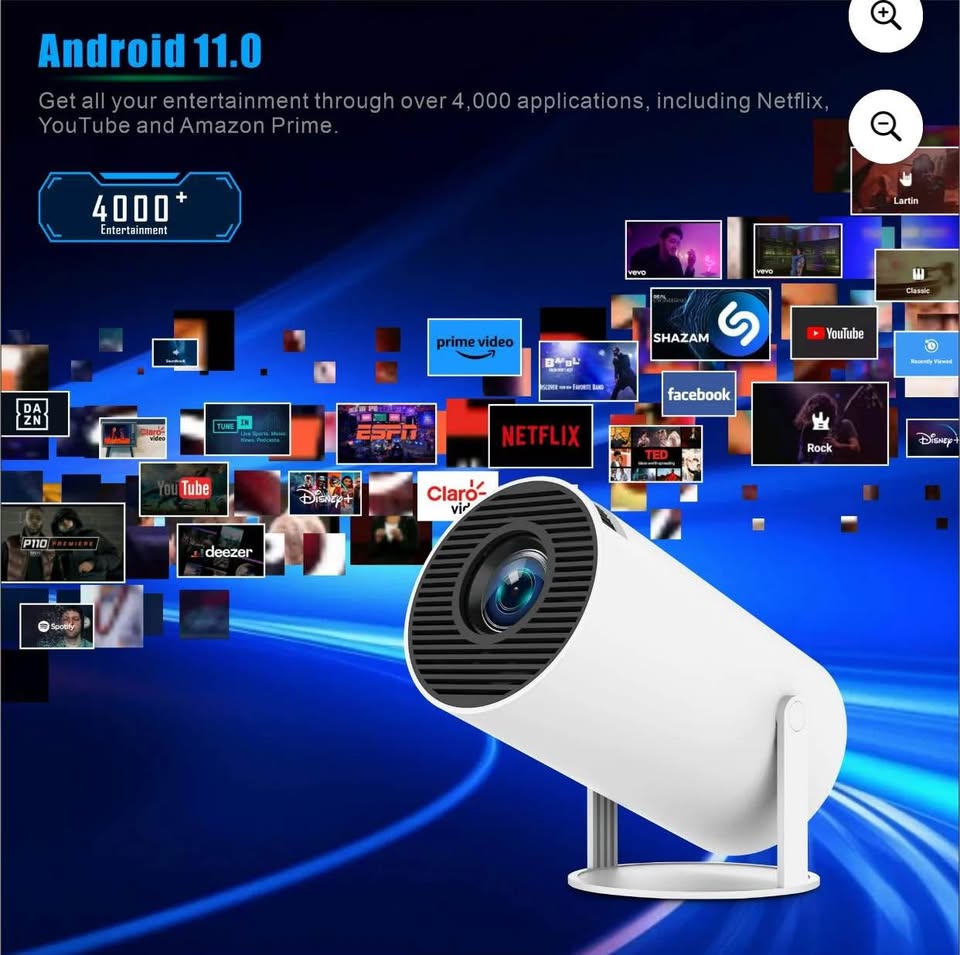 Mini Portable HD Projector, Phone Bluetooth &WiFi - photo 4