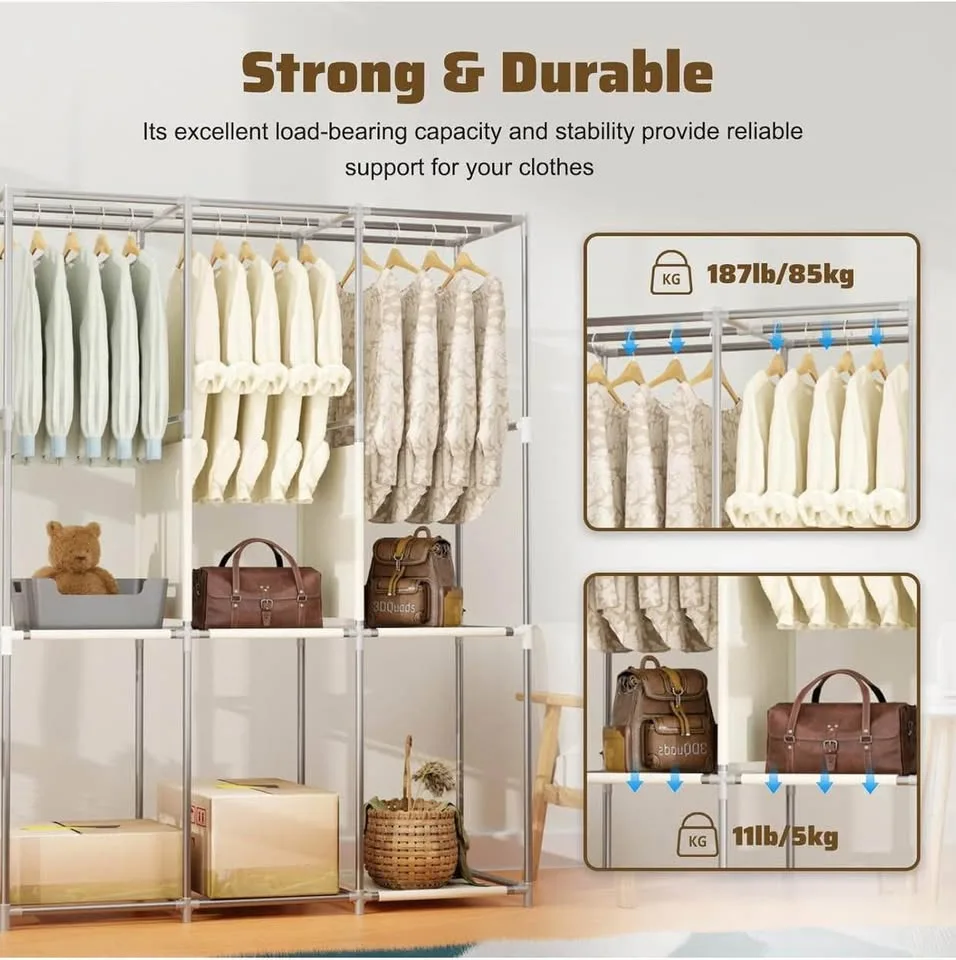 (New) Wardrobe Closet, Portable Closet image indicator(6)