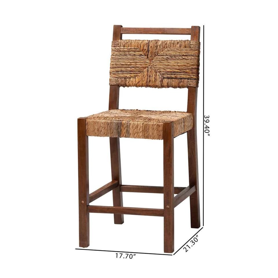 Bellange Bali & Pari Cordoba Seagrass Counter Stool - photo 5