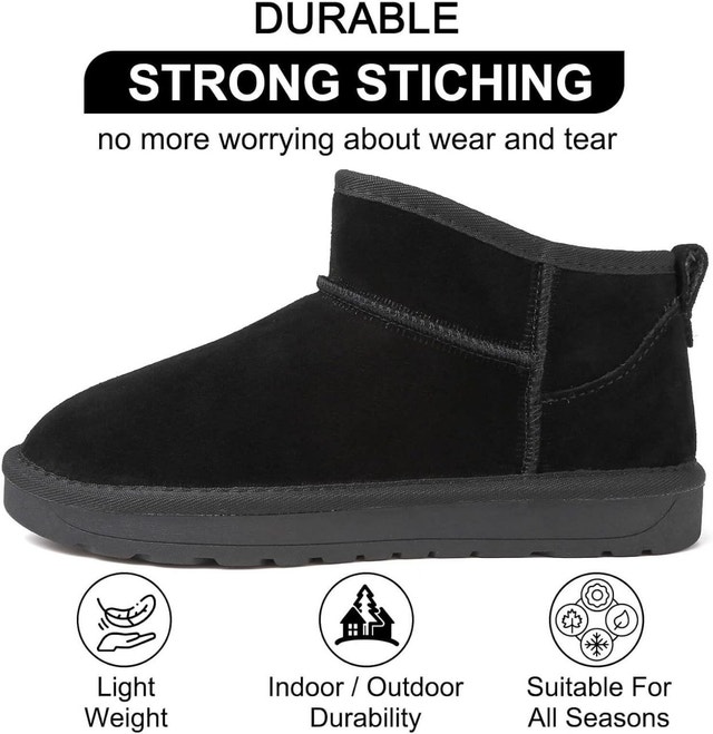 Kids & Teens Waterproof Winter Boots (Size EU 35-36)