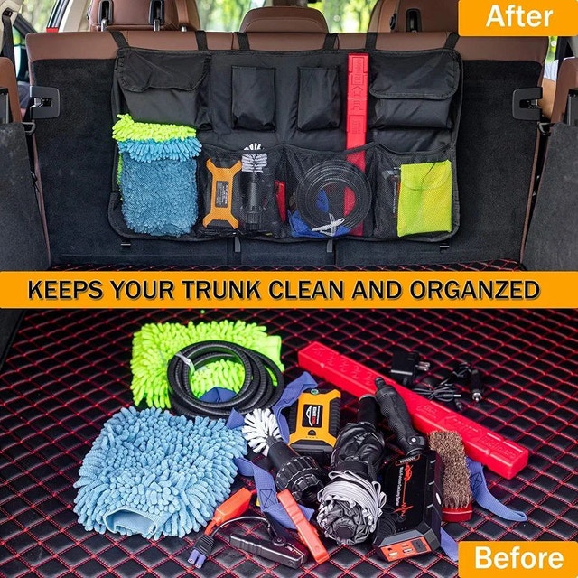 Car Organizer Backseat Car Storage for SUV Trunk