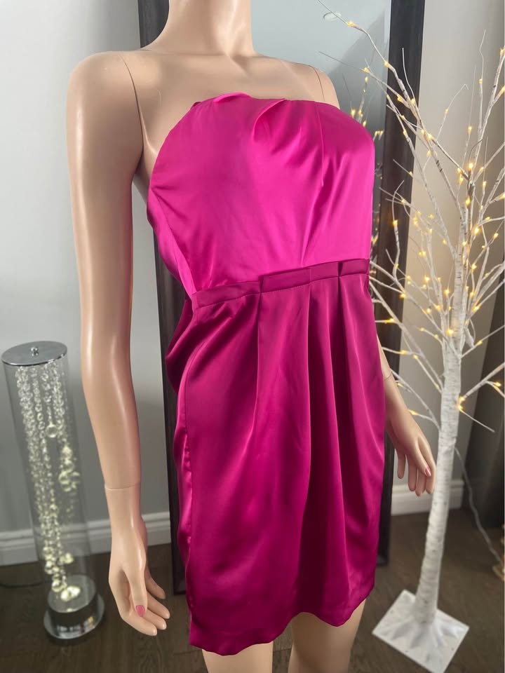 NWT Strapless Fuchsia Pink Dresses (Sizes 0, 4, 6, 10) - photo 3