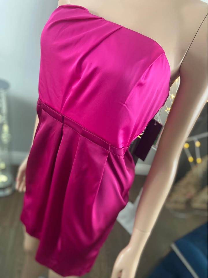 NWT Strapless Fuchsia Pink Dresses (Sizes 0, 4, 6, 10) - photo 5