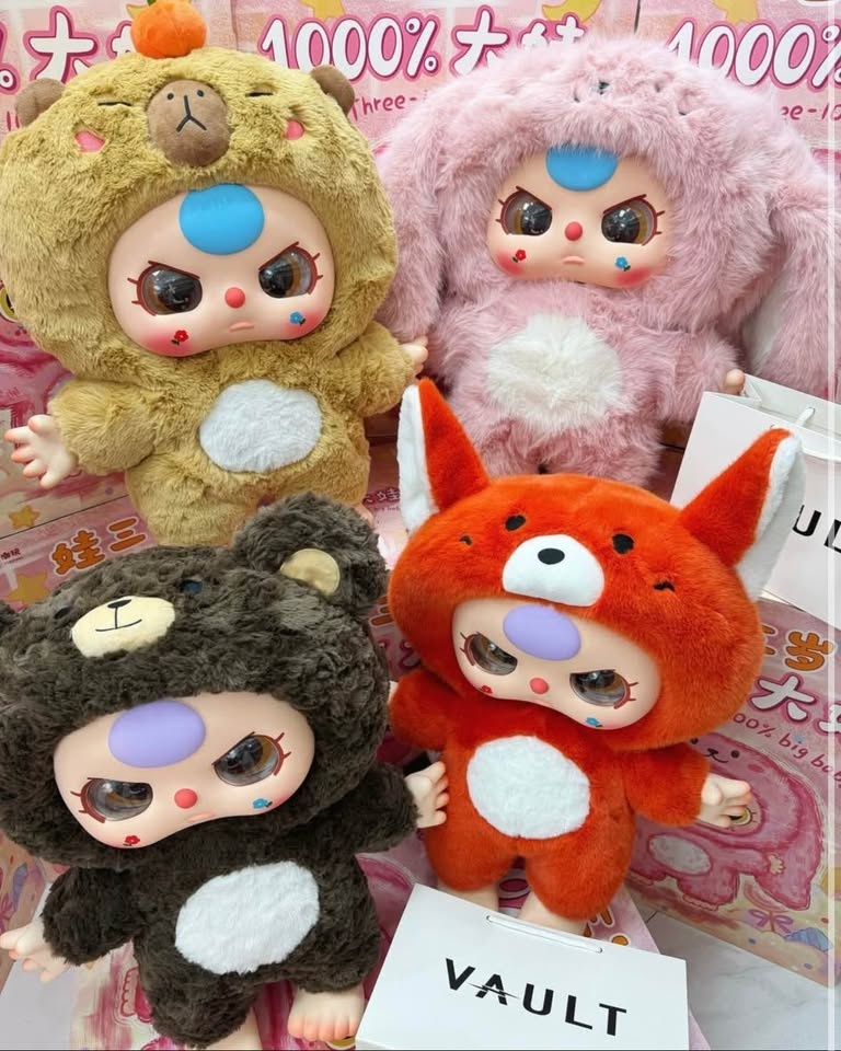 Baby Three 1000% super Big blind box plush - photo 3