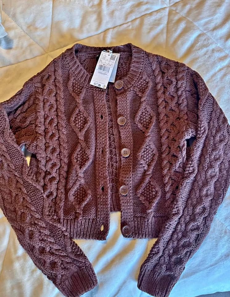 Cable knit Cardigan