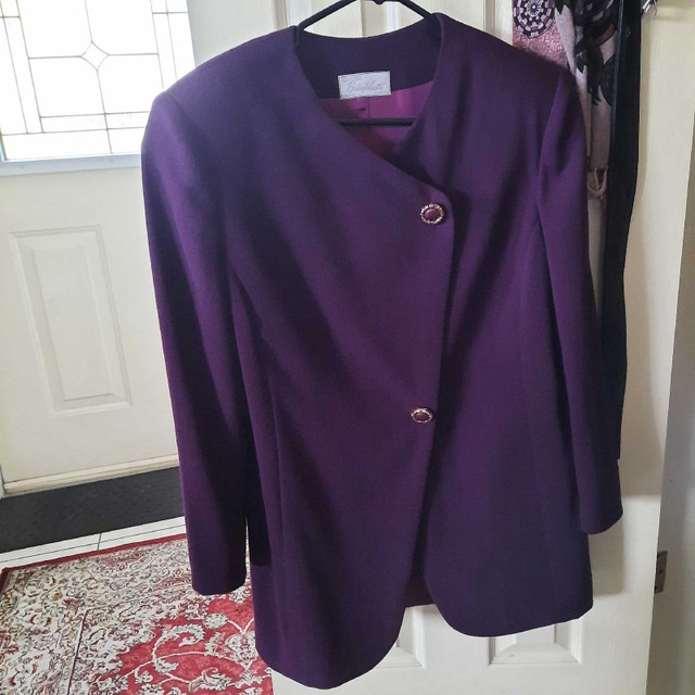 Purple Suit with Skirt - photo 2