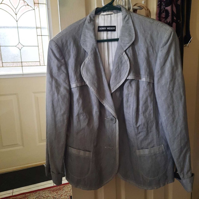 Grey Blazer and Skirt Set - photo 2