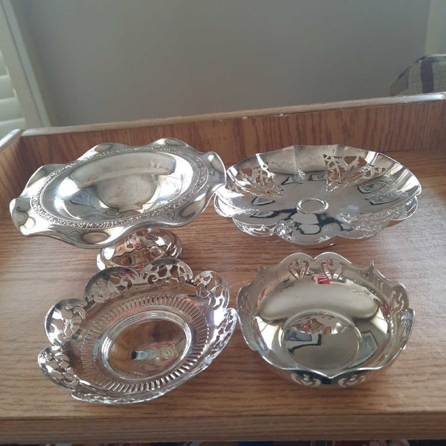 Vintage Silver-Plated Serving Dishes
