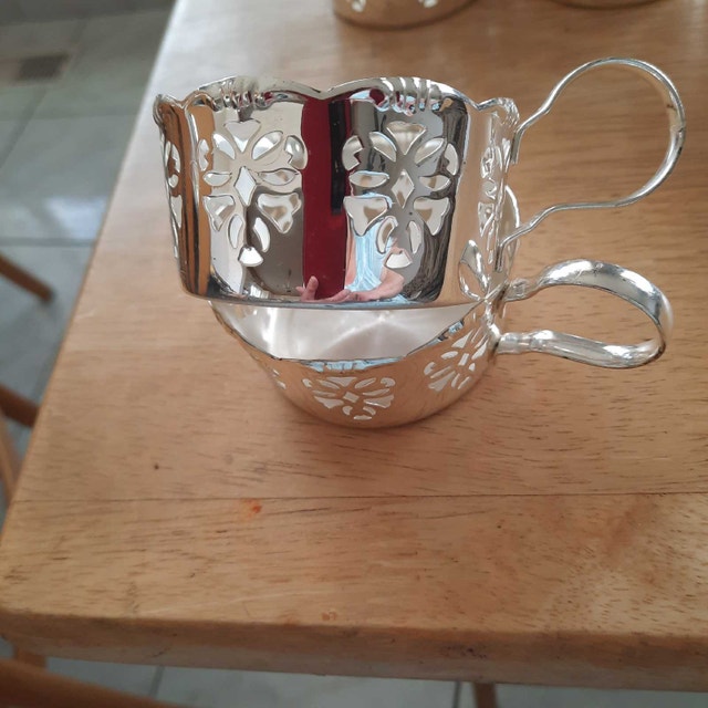 Silver-plated serving cups - photo 2