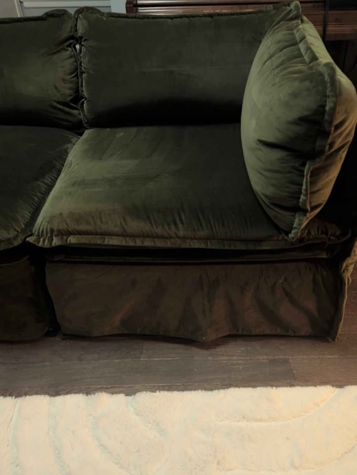 Anabei 4-Piece Modular Sofa - Olive - photo 4