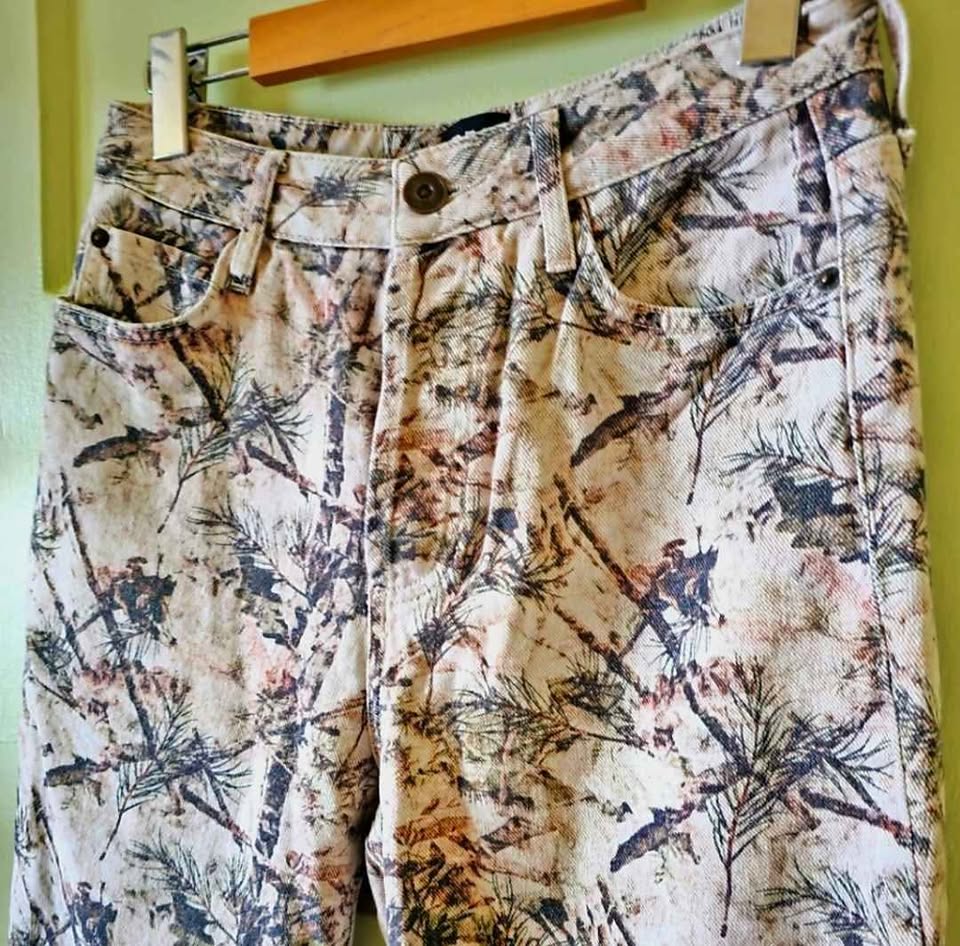 Size 28 BDG hunting camo print straight leg jeans nature - photo 4