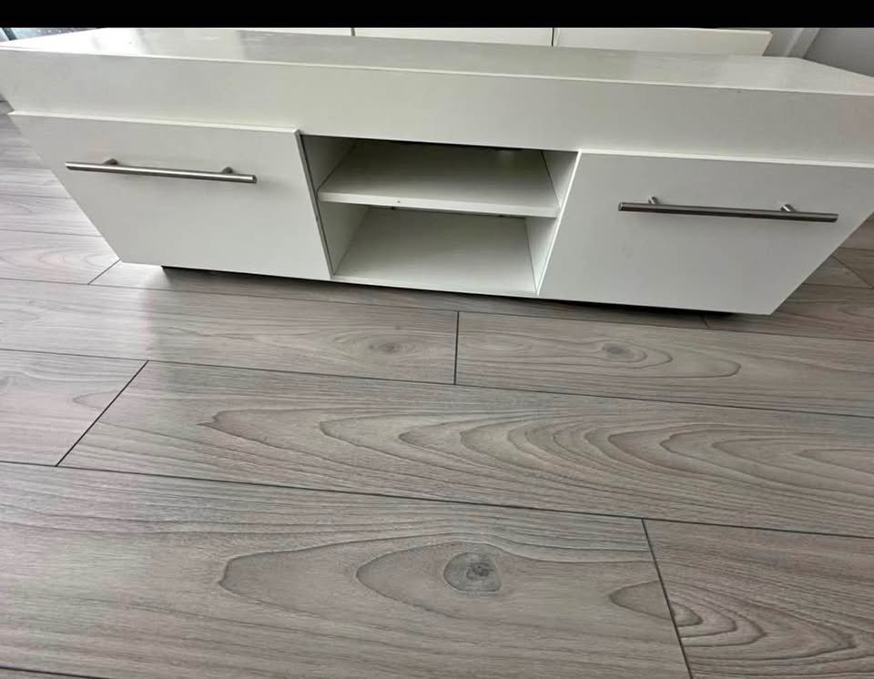 TV Stand with Light and Remote - Fits up to 70" TV