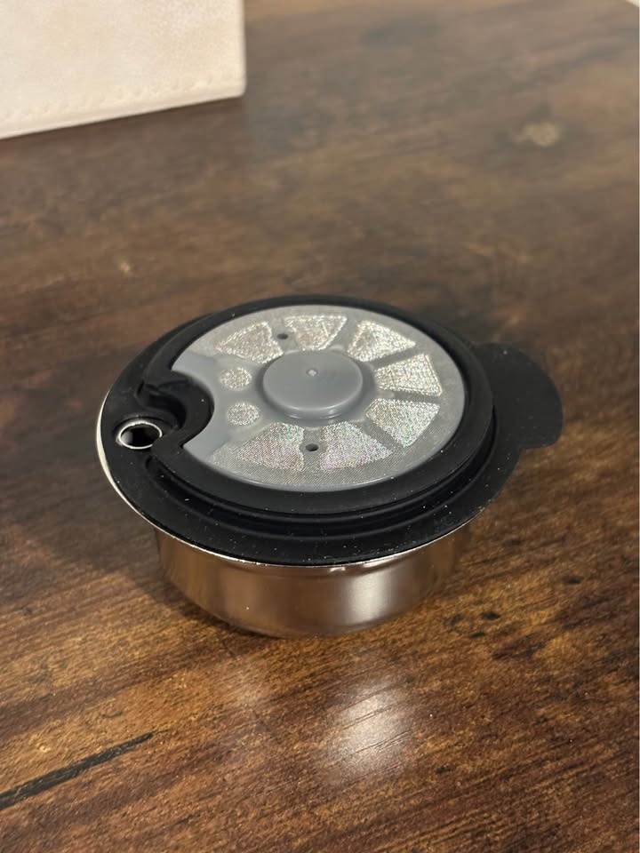 Stainless Steel Tamper & Reusable Tassimo Pods (4 Lids) 🏆 - photo 3