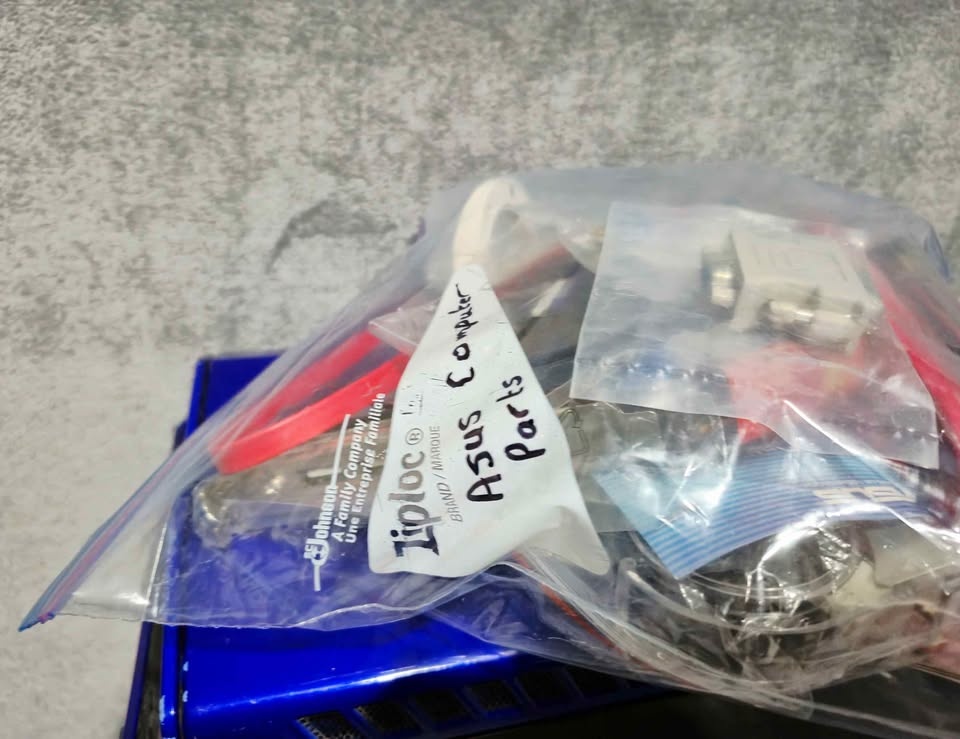 Rare Falcon PC Glass & Steel Case w/ Extra Asus Parts - photo 5