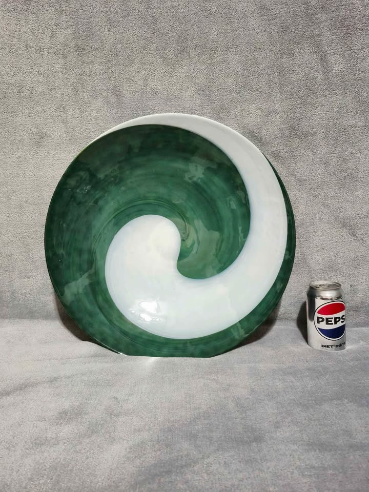 Flawless Murano Swirl Glass Bowl $150 - photo 2