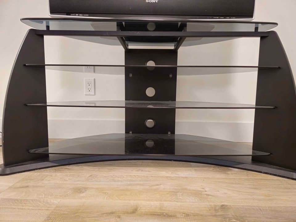 Modern Glass TV Stand / Media Console - photo 3