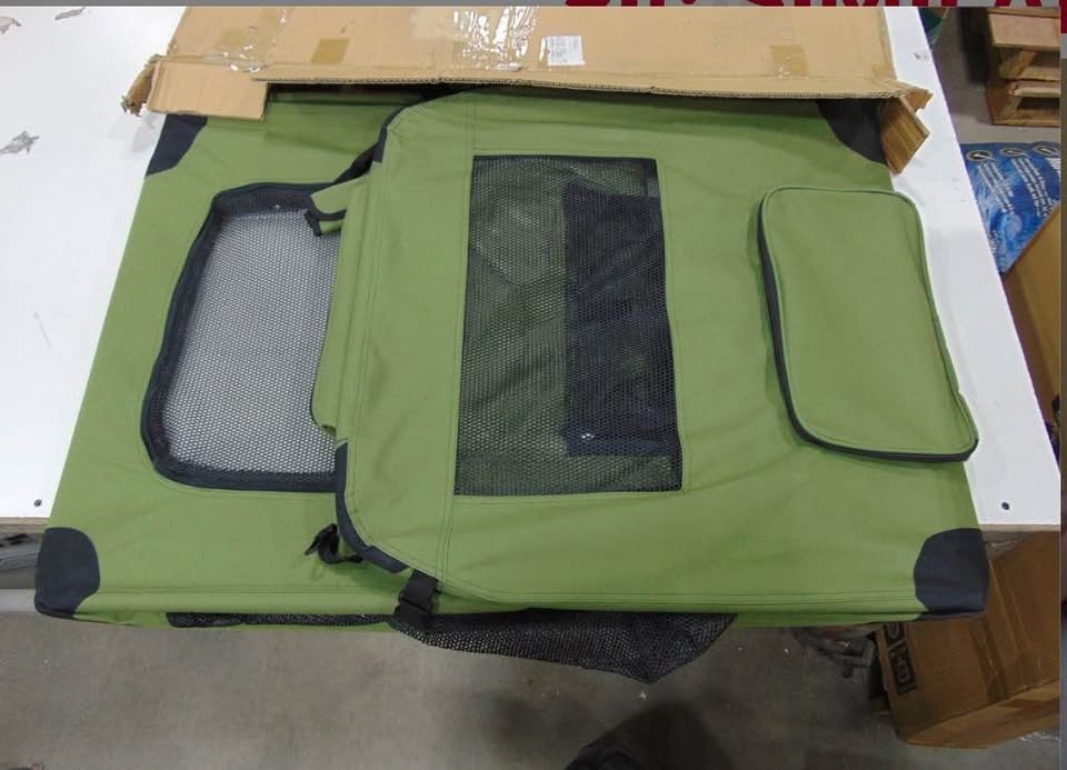REEROOH XL Dog Crate 40x27x27" Foldable Fabric - photo 3