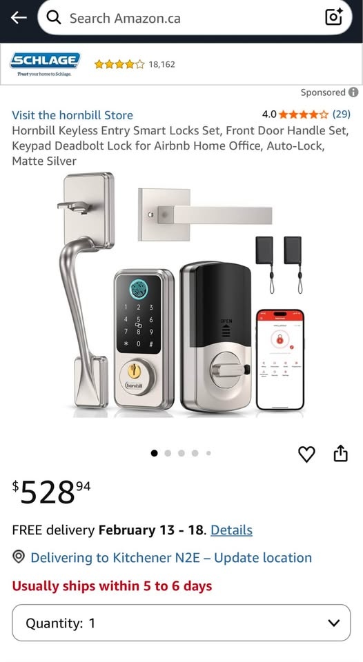 New HORNBILL Smart Door Lock Handle Sets - photo 5