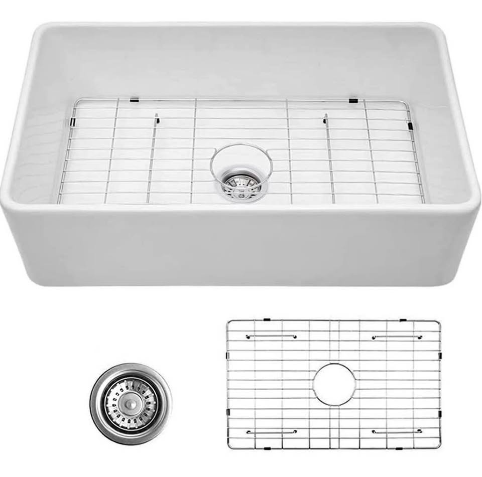 HERCATE 33" Farmhouse Kitchen Sink