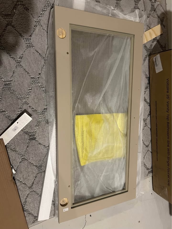 Bryanty Modular Pantry Cabinet Doors - Beige - photo 2
