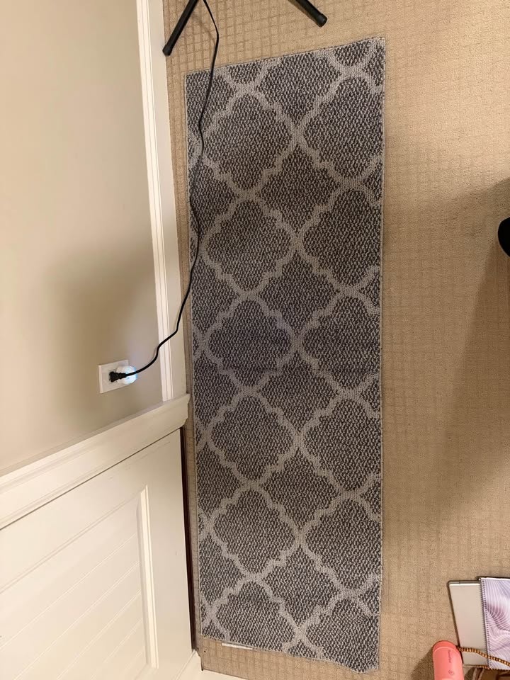 IKEA mirror, walmart rug, costco Mat. - photo 2