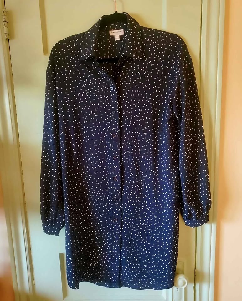 Size S Frank and Oak polka dot shirt dress - photo 3