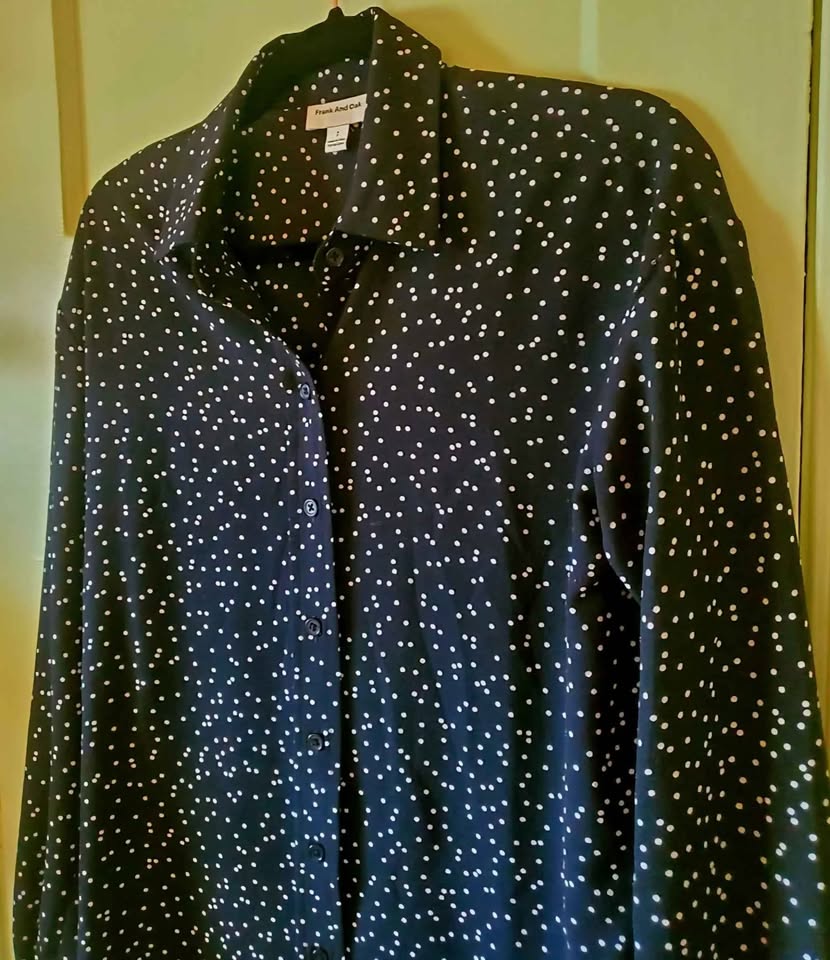 Size S Frank and Oak polka dot shirt dress - photo 5
