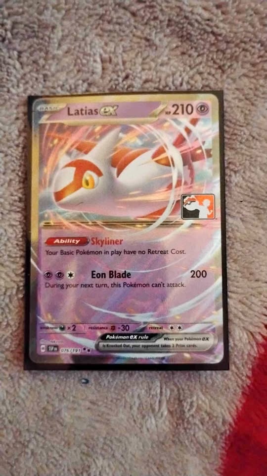 Latias ex card prize pack series 7