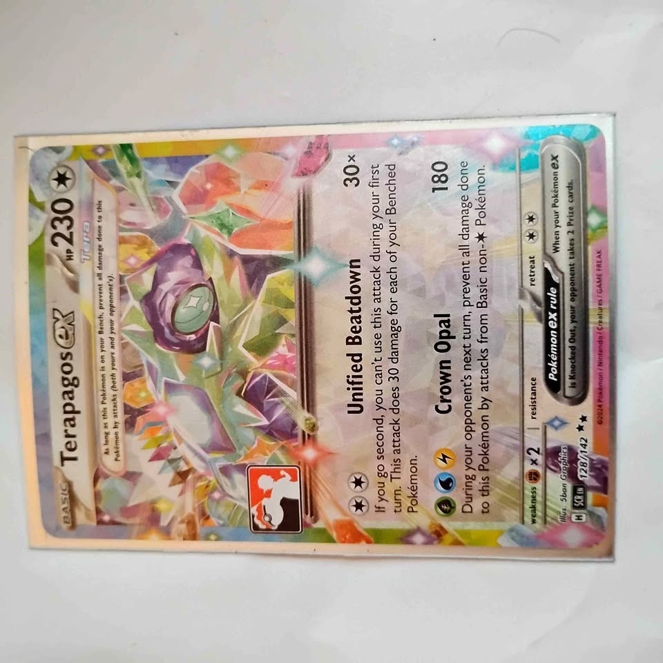 🐢 Terapagos ex - Play! Pokémon Prize Pack Promo - NM 🐢
