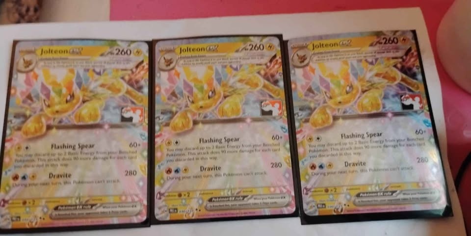 Jolteon ex Prismatic Evolutions Prize Pack Series 7 - photo 3