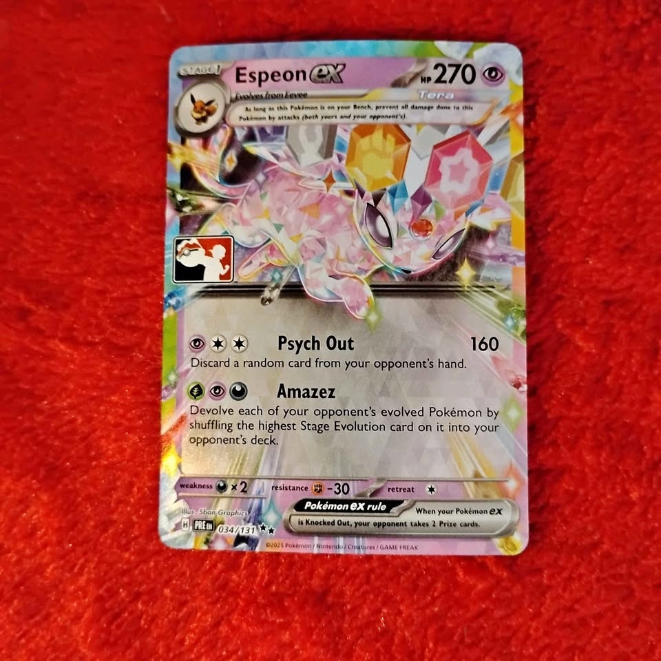 Espeon ex prismatic (prize pack 7)