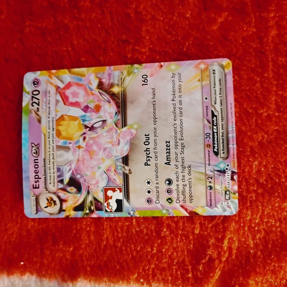 Espeon ex prismatic (prize pack 7) - photo 3