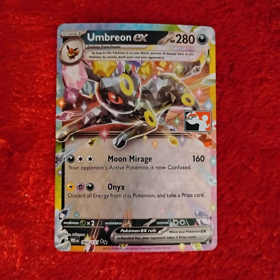 Umbreon ex prismatic (prize pack series 7) - photo 3
