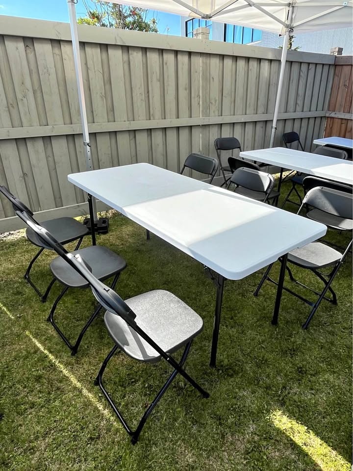 Tables and chairs for rent