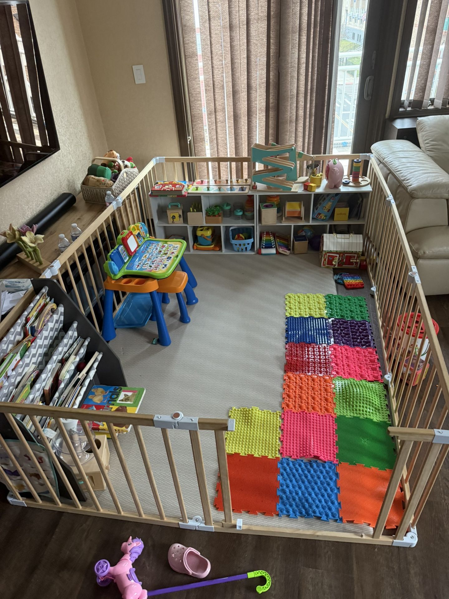 Wooden Baby Playpen - Extra Large - photo 2