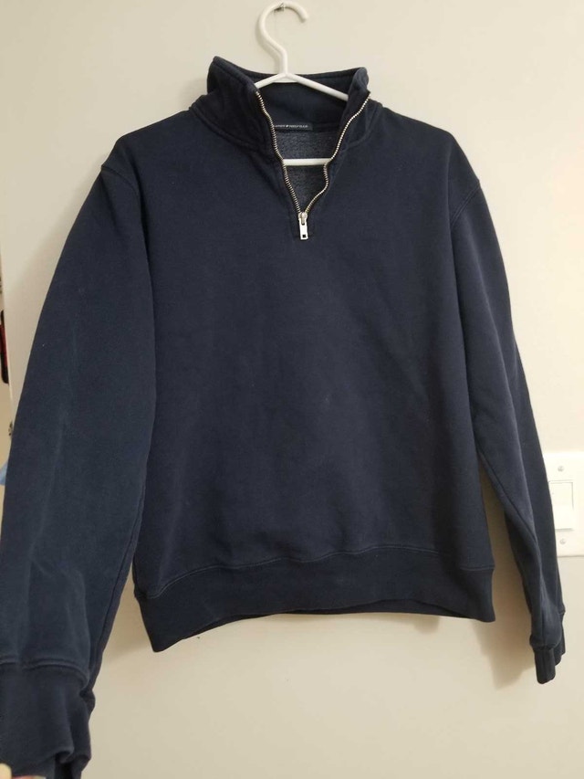 Brandy Melville Navy Half-Zip Sweater - photo 2