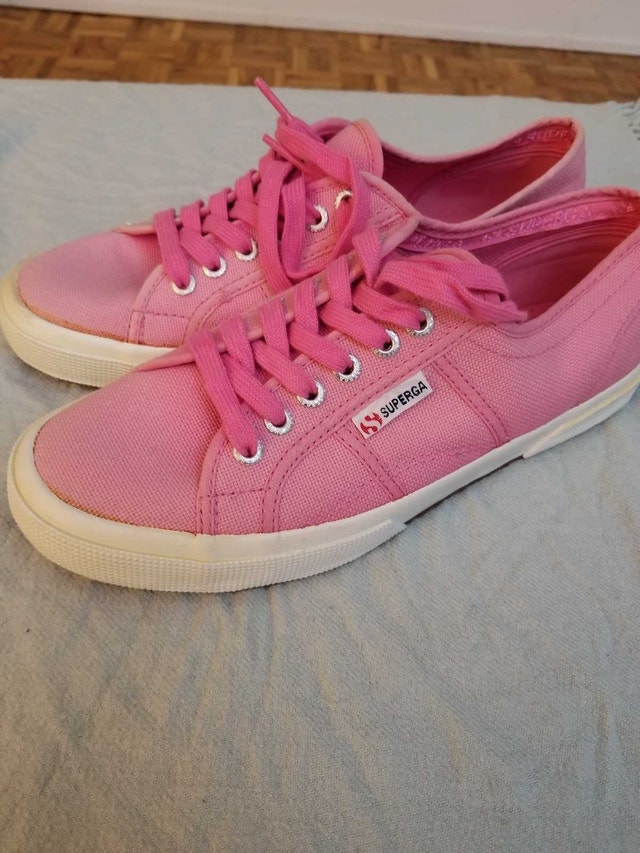 Superga Pink Canvas Sneakers - Women's Size 10 - photo 2