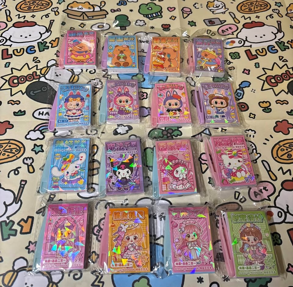 Super cute mini sticker books