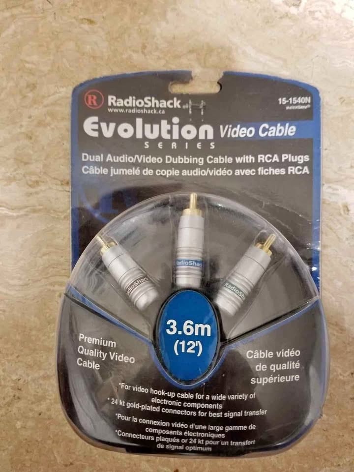 Dual Audio/Video Dubbing Cable with RCA