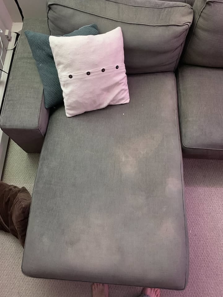 Reversible Grey Sectional Sofa (Modular / L-Shape) - READ DESC - photo 3